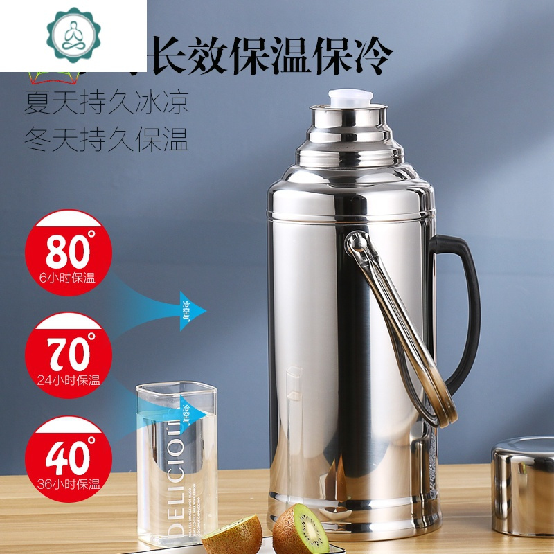 不锈钢外壳热水瓶开水瓶暖水壶保温瓶家用暖壶玻璃内胆保温壶 封后 5磅2.0鸭嘴不带胆〔外壳〕