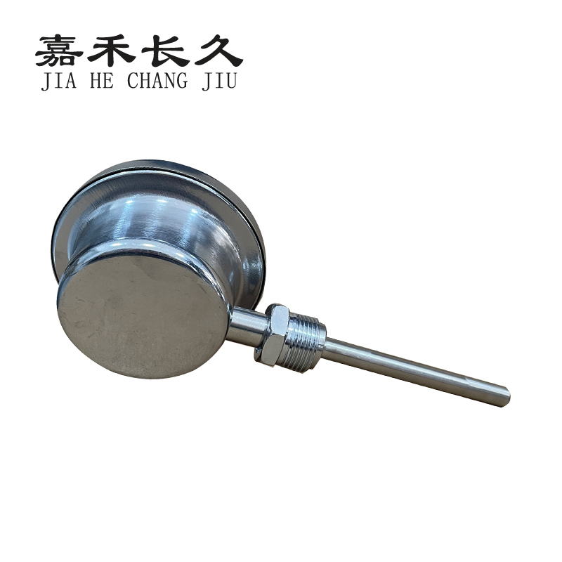 嘉禾长久 双金属温度表 WSS411 0-100度 杆长50MM 块高清大图