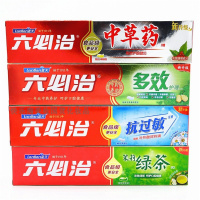 [苏宁专营店]蓝天六必治牙膏四支组合（绿茶+多效+抗过敏+百年护理）各一支