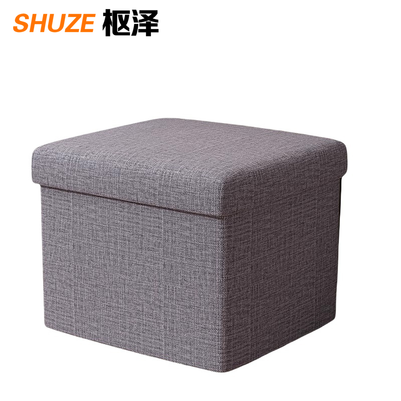 枢泽 收纳凳 收纳箱 38*38*38cm 个高清大图