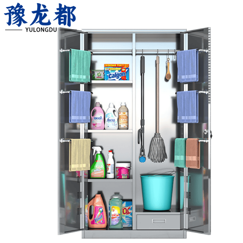 豫龙都 清洁工具柜 不锈钢 个高清大图
