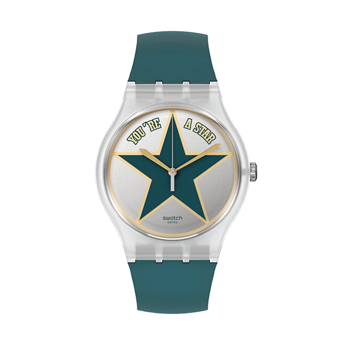 Swatch斯沃琪瑞士手表男士手表父亲节款潮酷礼盒装瑞士石英腕表