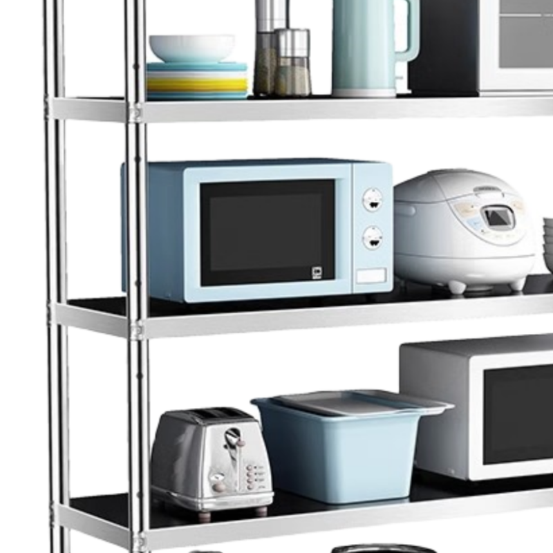 豫龙都厨房置物架90*50*180cm个高清大图