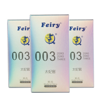 辉芮(Feiry)太妃003避孕套3盒组合装 30只装 超多润滑超薄款套套 天然乳胶橡胶安全套 计生成人情趣性用品