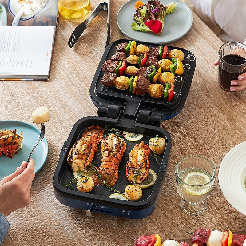 摩飞 电饼铛 MR8600蓝色高清大图