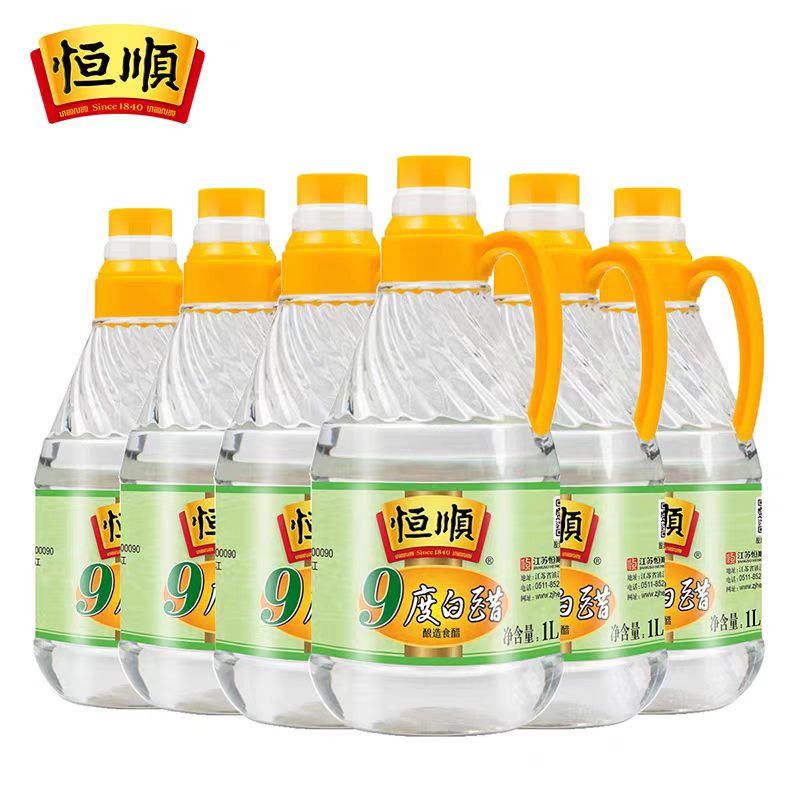 恒顺9°白醋1L*2瓶高清大图