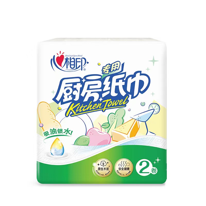 心相印厨房卷纸2卷高清大图