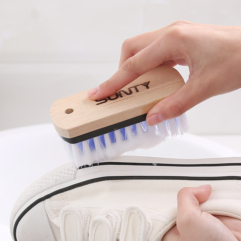 3个装多功能清洁刷刷子刷衣服闪电客软毛刷家用木头洗鞋刷洗衣刷板刷3