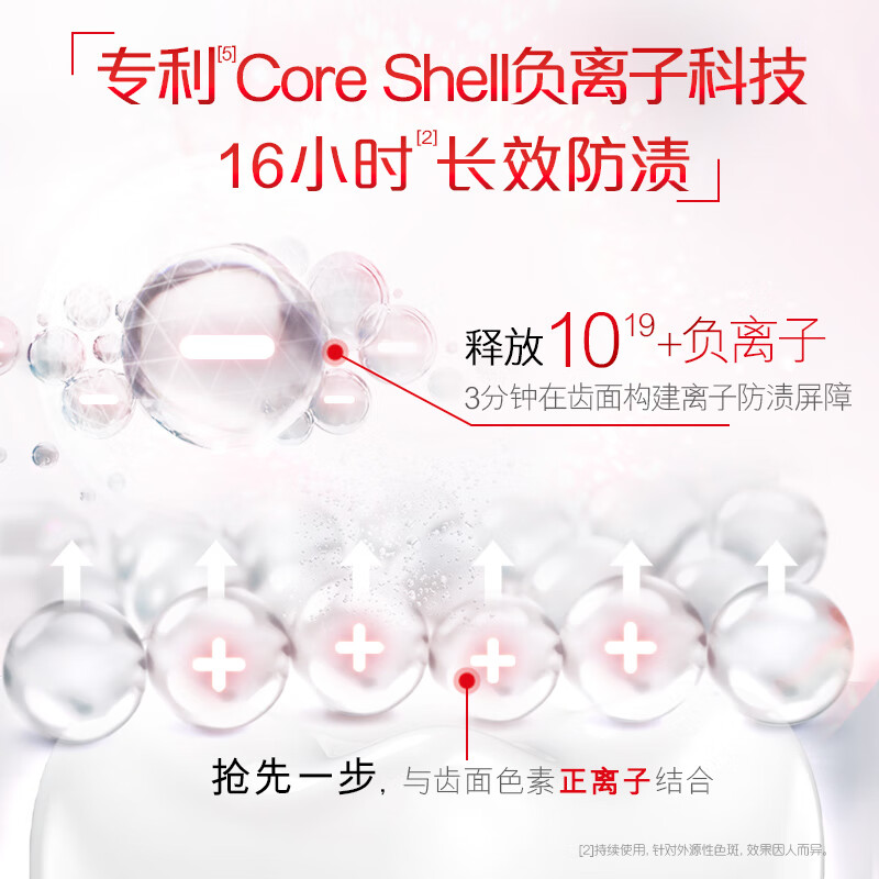 高露洁(Colgate)美白牙膏沁爽白桃味40g高清大图