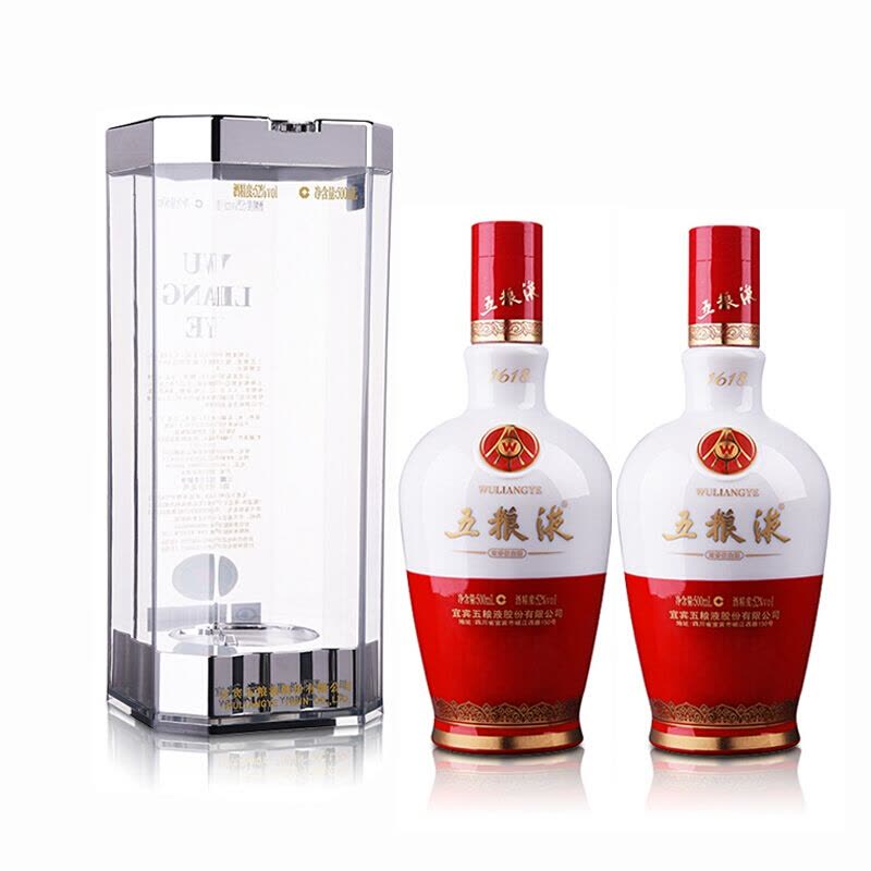 五粮液 1618 52度整箱装500ml*6瓶（新老包装随机发货）图片