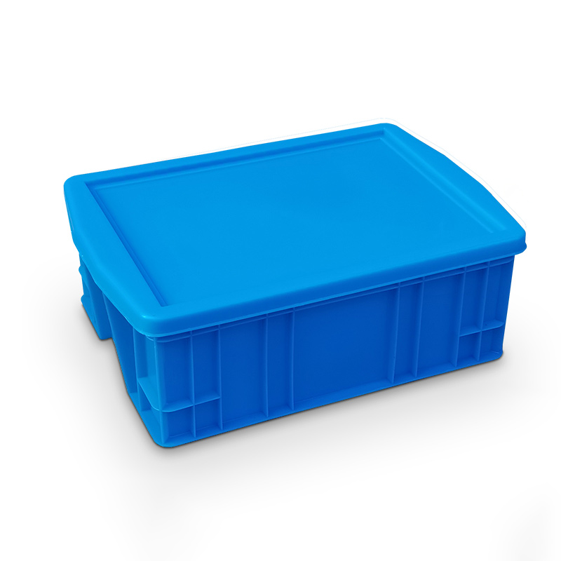 臻远ZY-SNXD-80收纳储物箱长方形物流中转箱带盖子 460*330*170mm高清大图