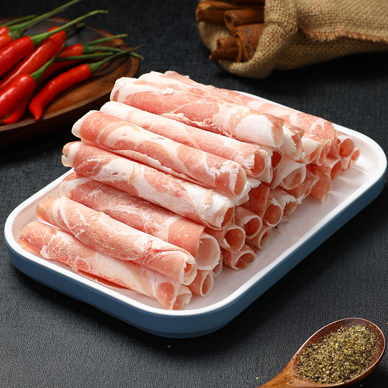 大庄园 精品羊肉卷200g*8袋涮羊肉火锅食材羊肉片调理肉片高清大图
