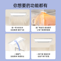 奥普(AUPU)浴霸S368风暖浴霸 空调式大摆页强弱两档暖风 柔光照明