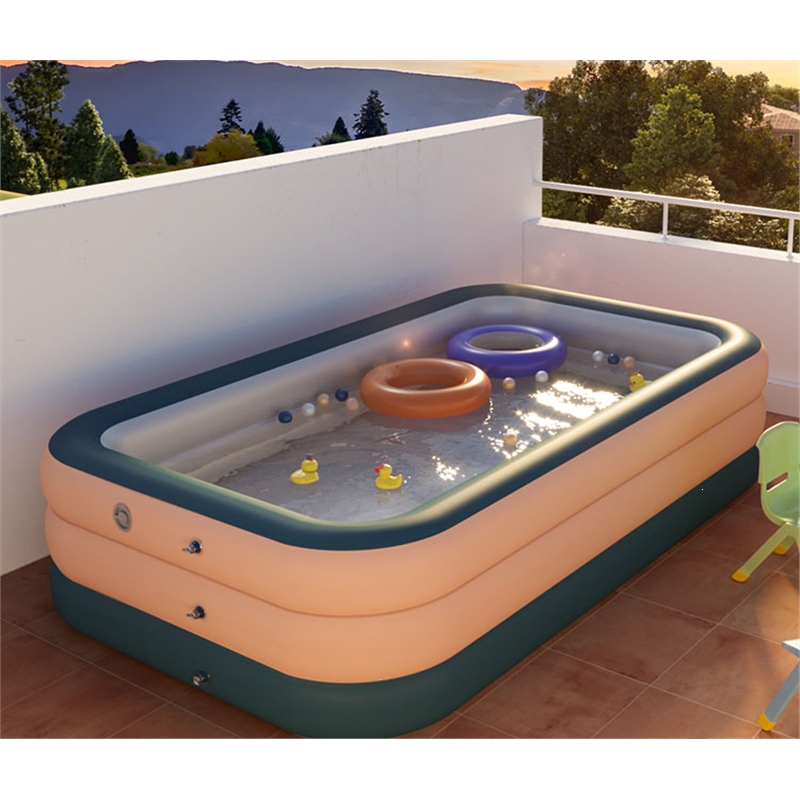 家庭充气游泳池闪电客家用宝宝户外超大型婴儿童小孩室内加厚游泳桶