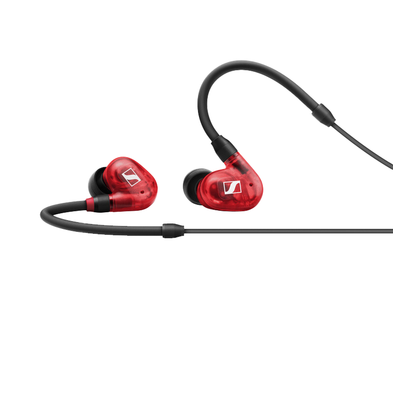 森海塞尔(SENNHEISER) IE100 PRO CLEAR 入耳式有线监听耳机舞台发烧级HIFI音乐红色