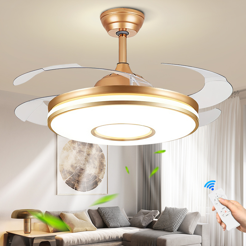 长虹照明2023新款led风扇灯客厅灯现代简约吊扇灯餐厅吊灯卧室隐形