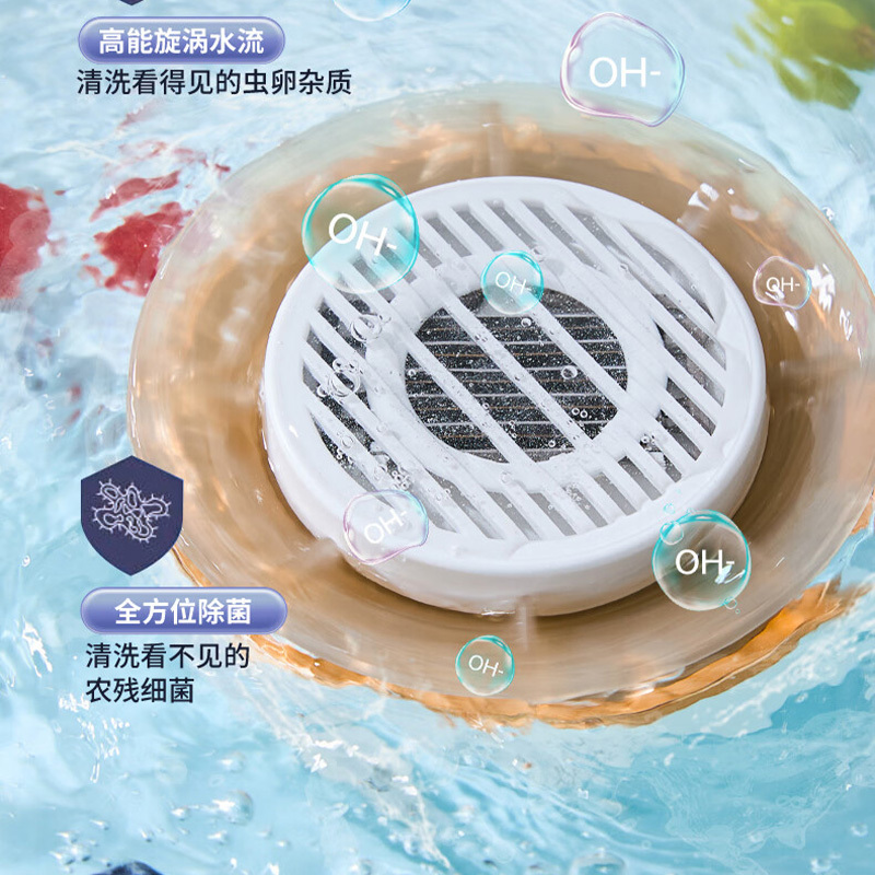 荣事达果蔬清洗机5L便携轻巧食蔬净化器RSQ-7TF1(颜色随机)高清大图