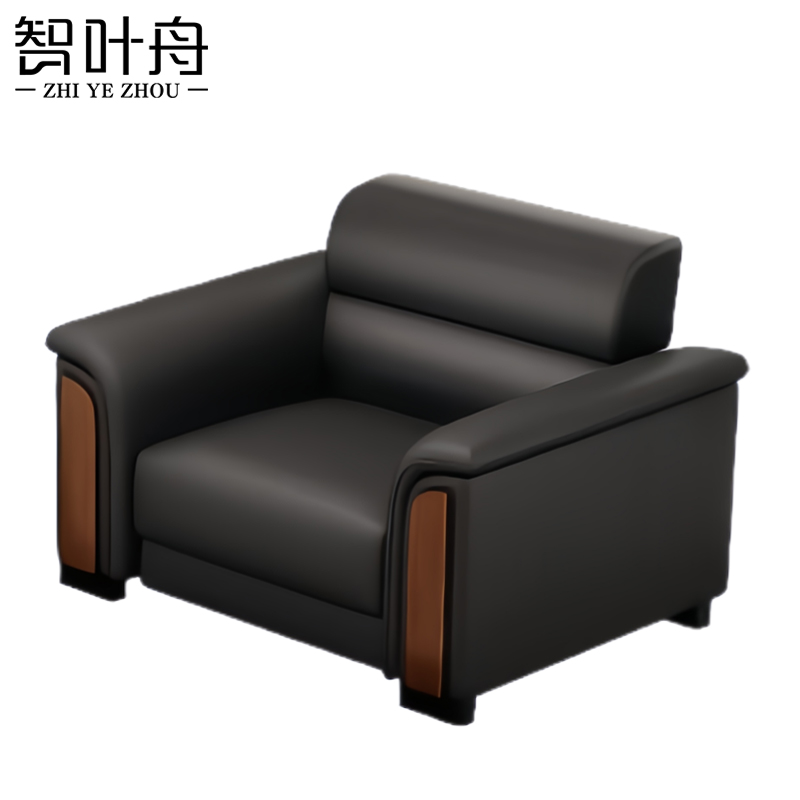 智叶舟沙发单人位98*79*82cm张高清大图