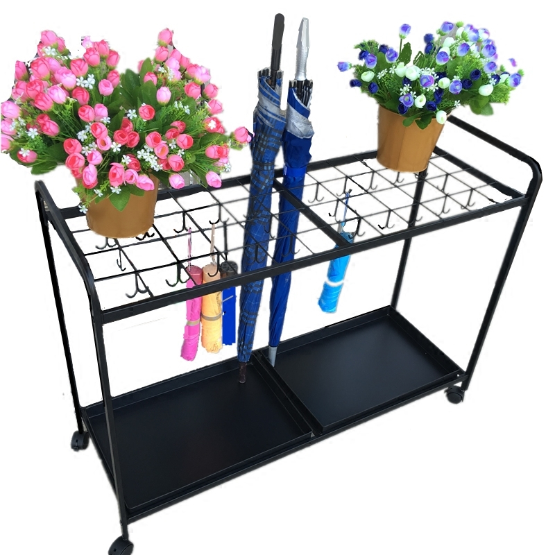 铁艺雨伞架酒店大堂家用雨具收纳挂伞架创意落地长伞折叠伞放置架大