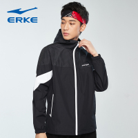 鸿星尔克（ERKE）男子运动外套卫衣春季男子休闲舒适保暖防风运动上衣