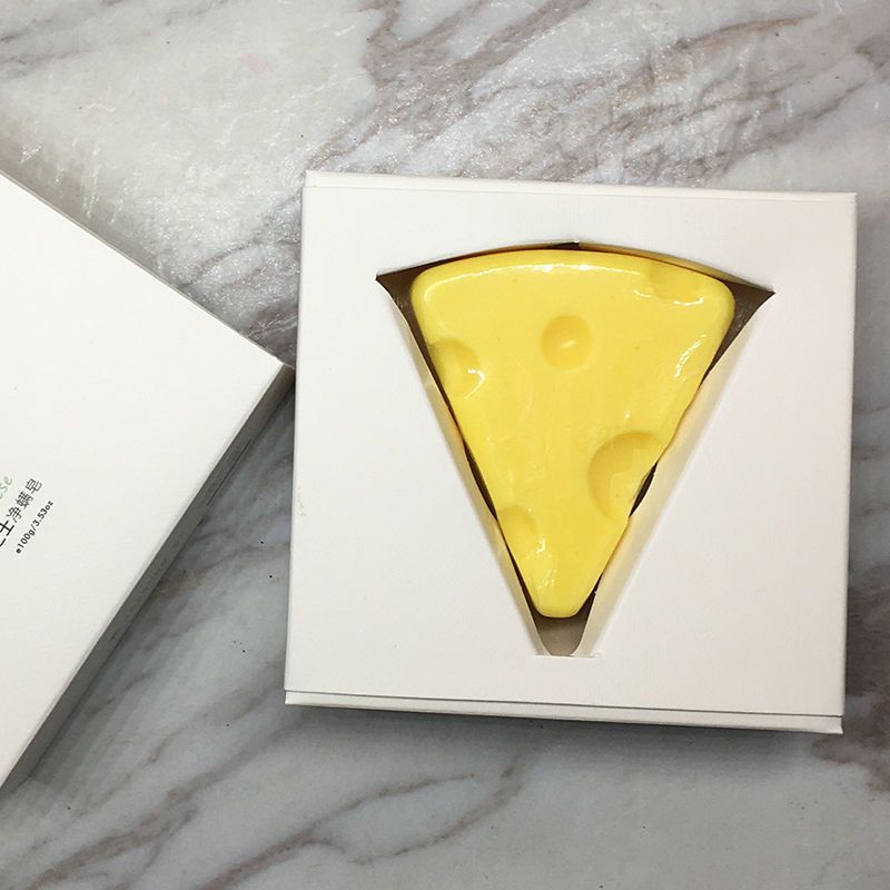 雪玲妃芝士除螨皂海盐皂深层清洁香皂去螨虫拉丝洗脸面部全身男女