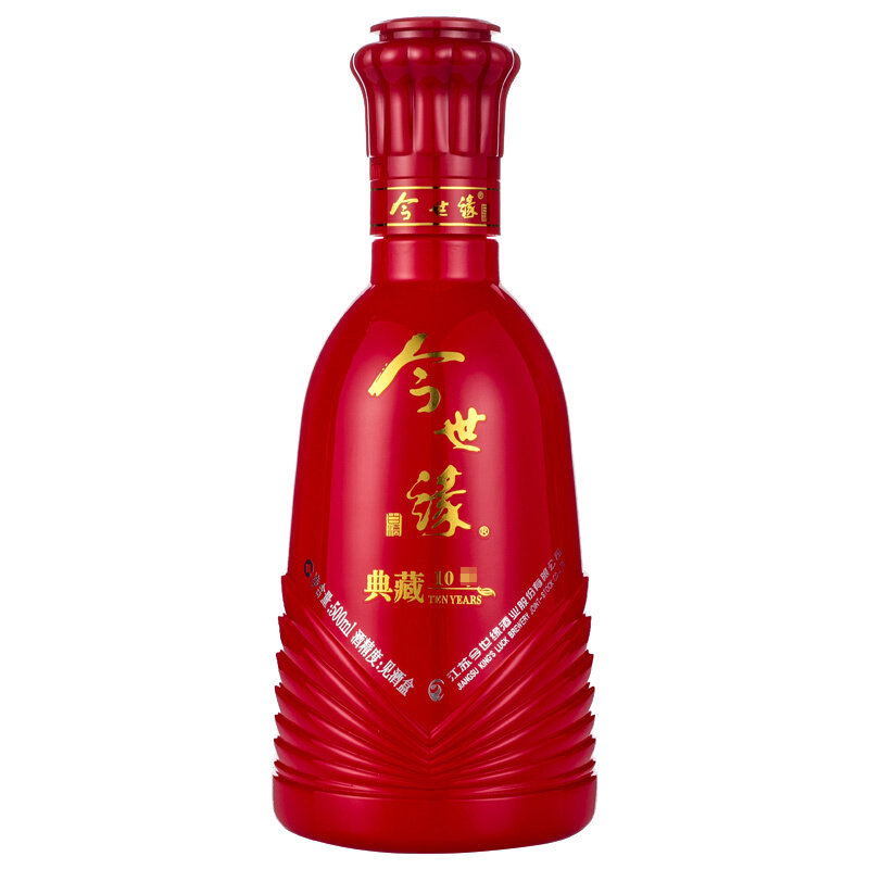 今世缘酒典藏白酒典藏1042度500ml非10年单瓶装参数