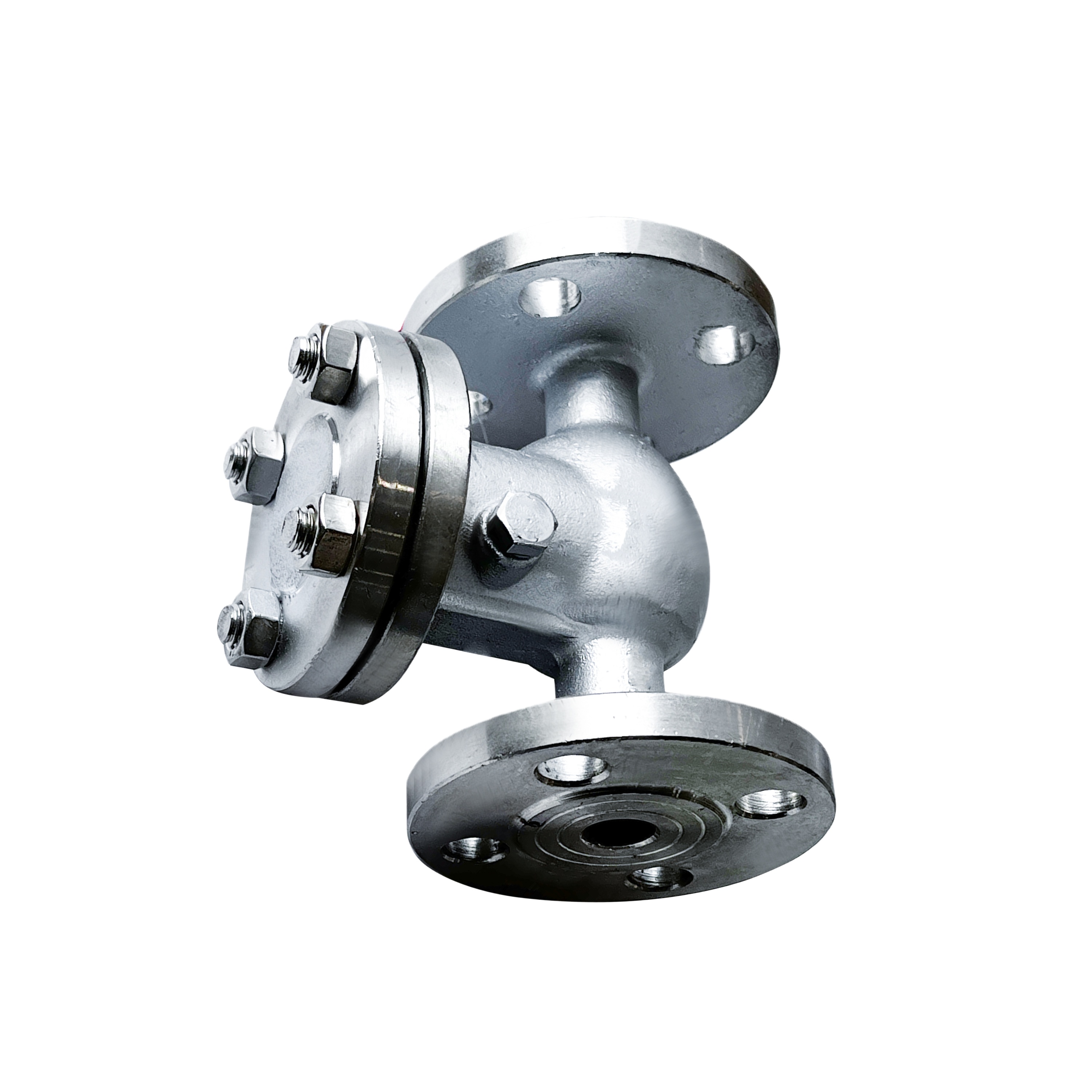 杉外山 304不锈钢旋启式法兰止回阀 个高清大图