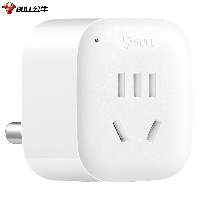 公牛(BULL)2位南非标转国标电源转换器插座/转换插头 适合国外使用 GN-L01N 无开关 单位:个高清大图