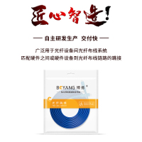 博扬 BY-K5111S 电信级铠装光纤跳线sc-sc 5米 单模单芯 抗拉压防鼠咬低烟无卤环保网线光纤线
