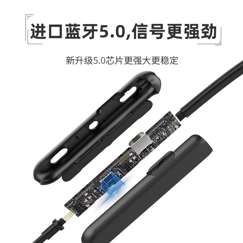 索爱(soaiy) X8无线蓝牙耳机 颈挂式跑步运动音乐耳机半入耳长续航 适用于苹果安卓华为手机高清大图