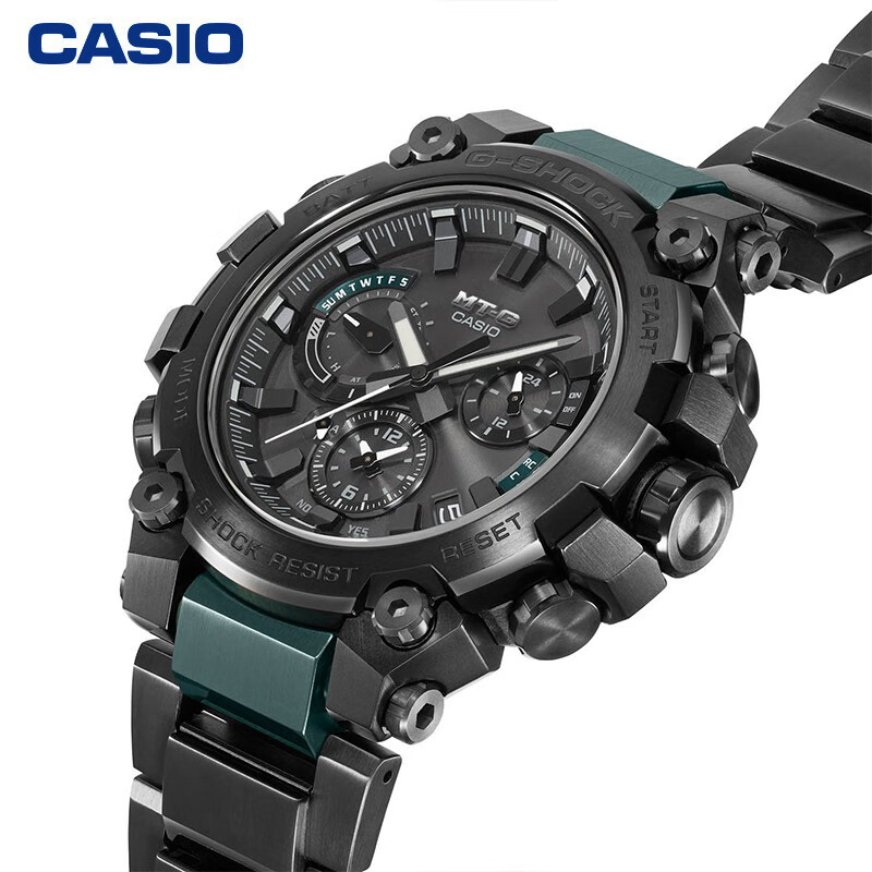 卡西欧CASIO MTG-B3000BD-1APR 200米防水男士石英表 日韩品质指针设计全国联保 MTG-B3000BD-1A2PR