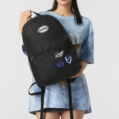 PUMA彪马男女包新款运动包学生书包休闲背包双肩包090803-01 ZP 090803-01/黑色