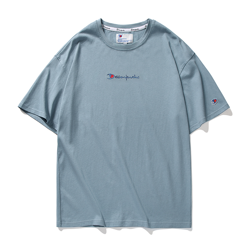 冠军车短袖男t恤宽松潮牌夏季纯棉学生半袖男圆领ins百搭体恤日版