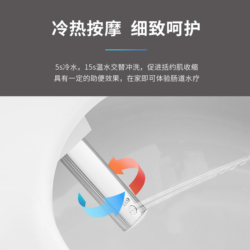 法恩莎智能马桶家用一体式无水箱妇洗烘干多功能座便器自动冲水智能坐便器 F11