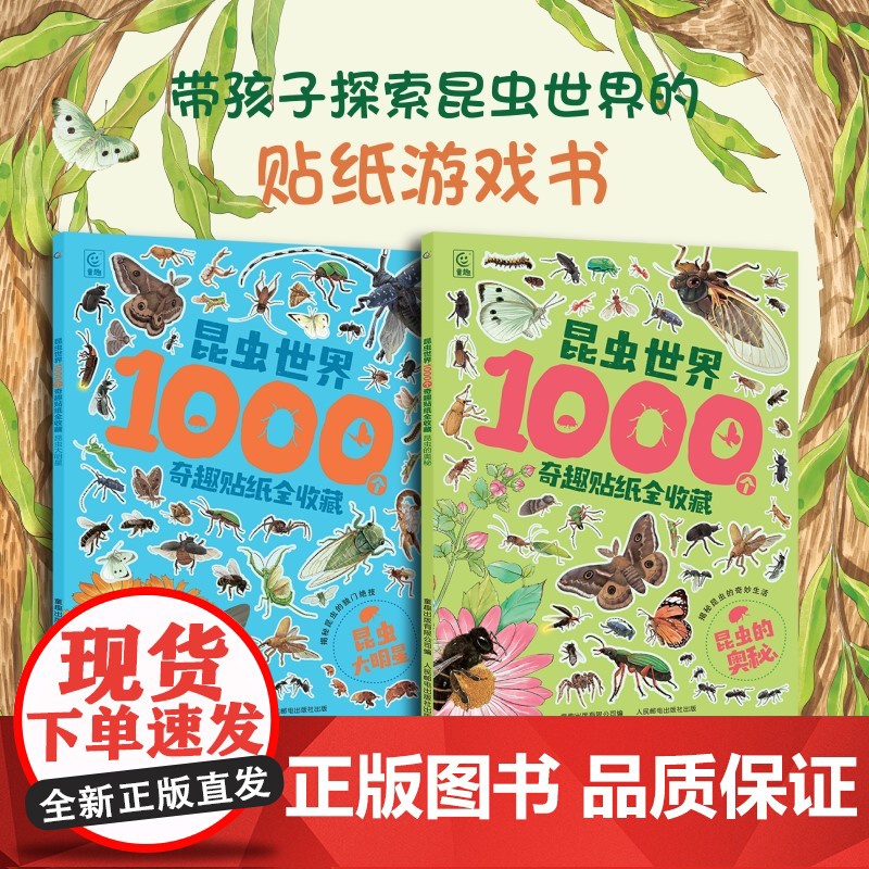 昆虫世界1000个奇趣贴纸全收藏 昆虫大明星高清大图