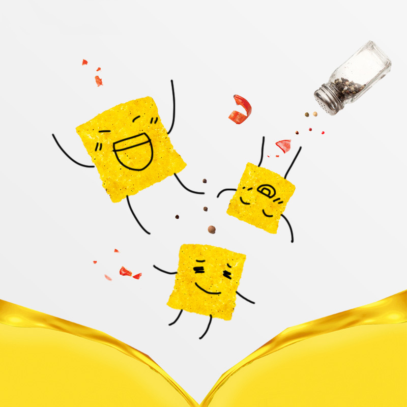 姚太太 膨化食品 小米锅巴88g 烧烤味 休闲食品