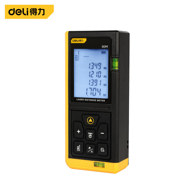 得力DL4169手持式激光测距仪 高精度电子尺 红外量房仪 80米高清大图