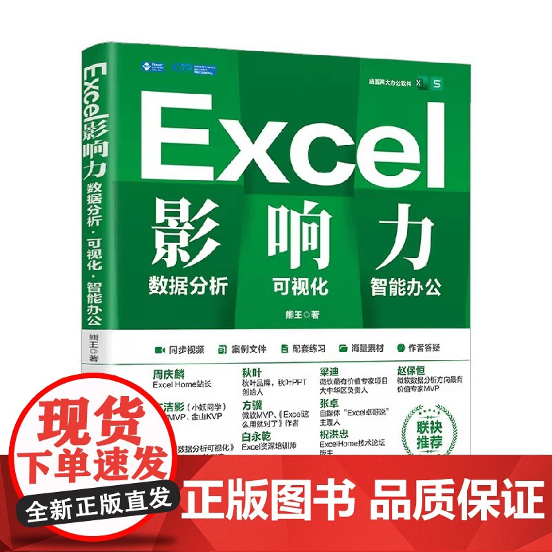 Excel影响力 数据分析 可视化 AI办公 熊王 著 计算机与互联网高清大图