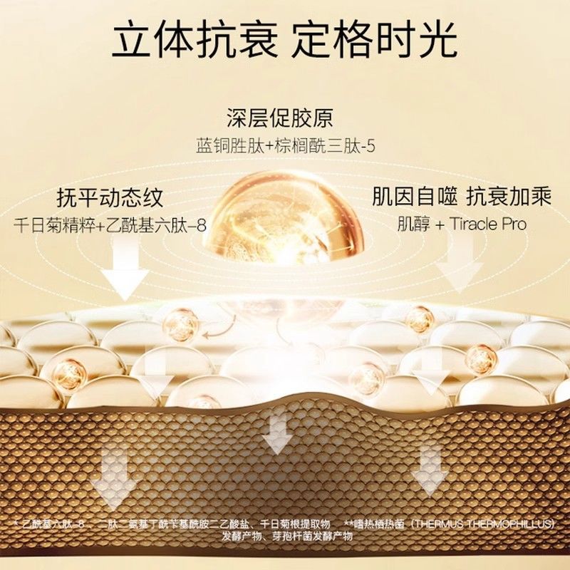 韩束聚时光臻奢紧致水乳精华3件套化妆品淡纹套装提拉补水保湿妈妈护肤正品