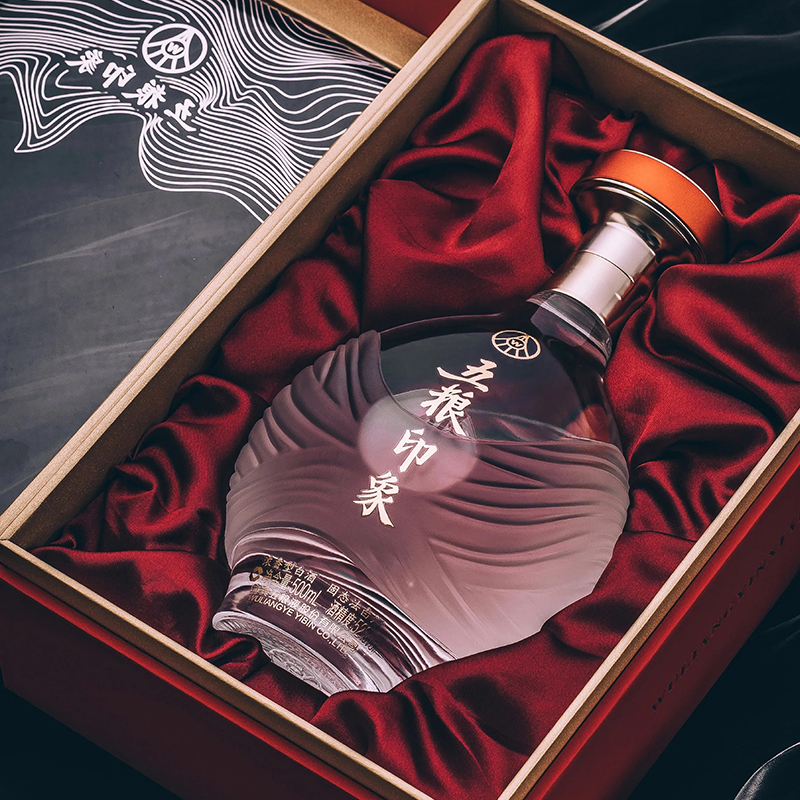 五粮液股份 送礼佳品 五粮印象·水晶装52度500ml*6瓶 浓香纯粮食白酒礼盒高清大图