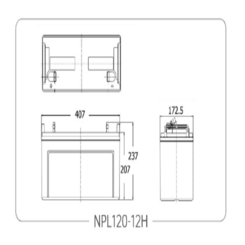 汤浅YUASA蓄电池NPL120-12H高清大图