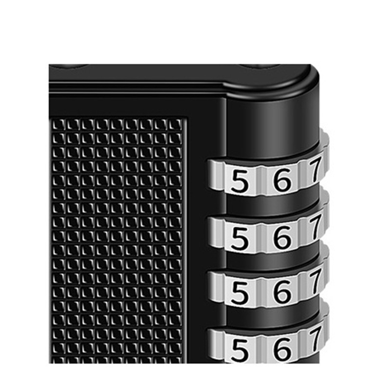 苏识 ZCA424黑 四位密码锌合金 密码锁 (计价单位:个) 黑色高清大图