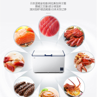 海尔(Haier)321L超低温深冷速冻柜卧式冷柜商用大容量-60度速冻柜金枪鱼海鲜细胞级冷冻柜DW-60W321EU1