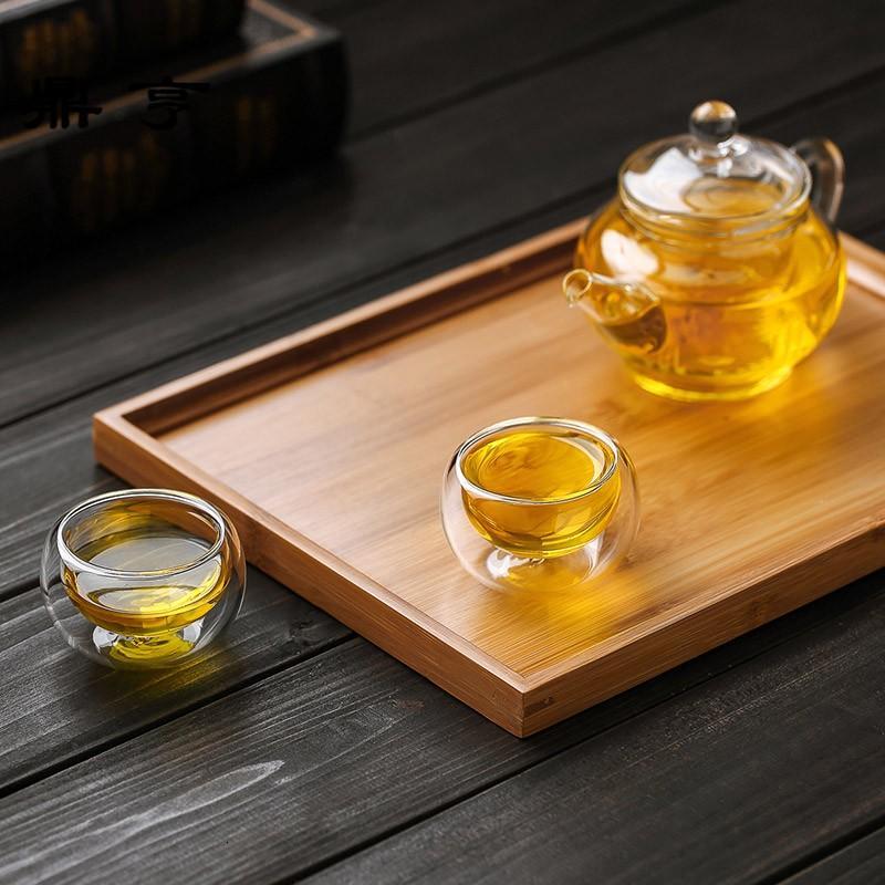 鼎亨 竹子茶盘家用简约 茶海家用托盘茶盘 茶台竹茶海竹制茶盘