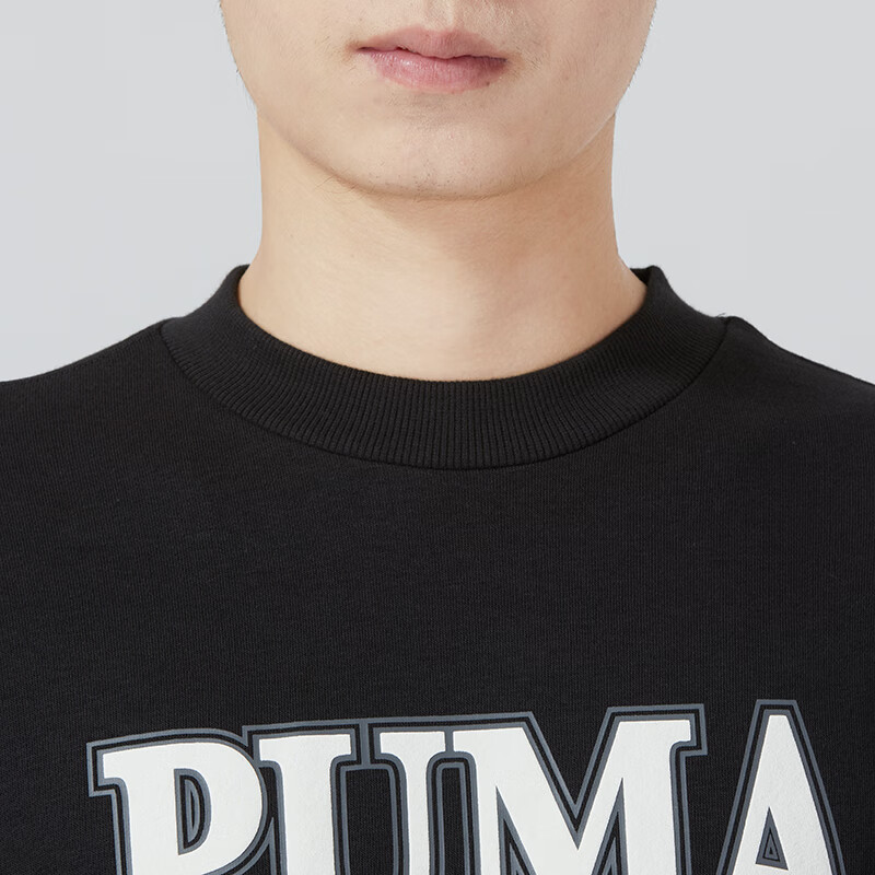 彪马(PUMA)男装 2023夏季新款运动服跑步健身训练舒适休闲时尚套头衫卫衣 678422-01 XS(165/88A