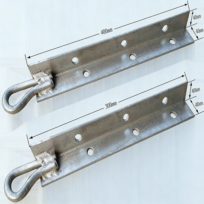 GYZXTX 镀锌单环终端角铁 4×40×400mm 单位/个高清大图