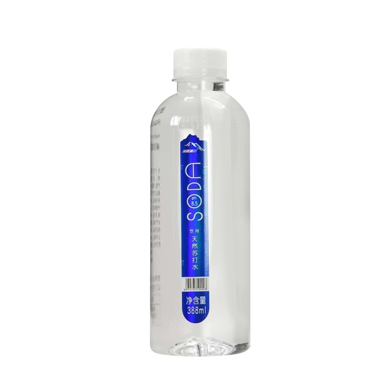 蒲峪冰川天然苏打水388ML/瓶装精装圆瓶装1*24瓶整箱装(单位:箱)