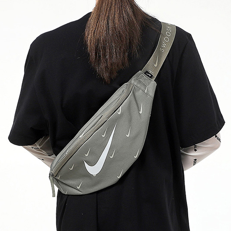 nike耐克腰包男女包2021夏季新款休闲运动包胸包斜挎包dc7343320视频