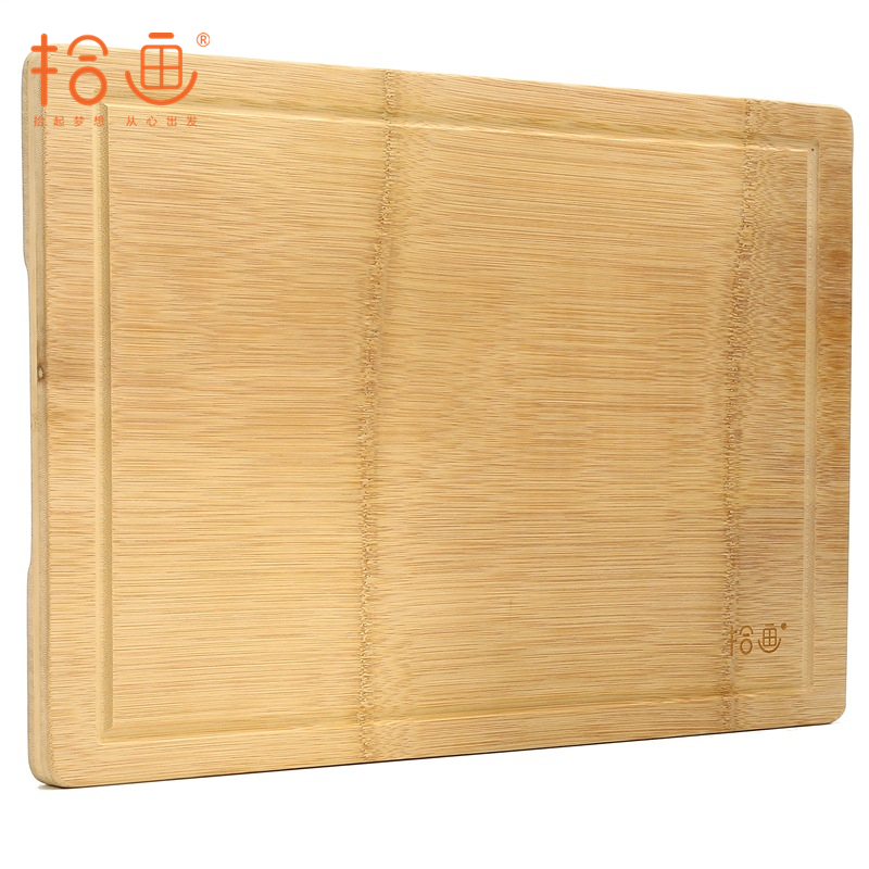 拾画 整竹砧板 2公分厚切菜板 竹案板（40*28*2.0cm）SZ-6172