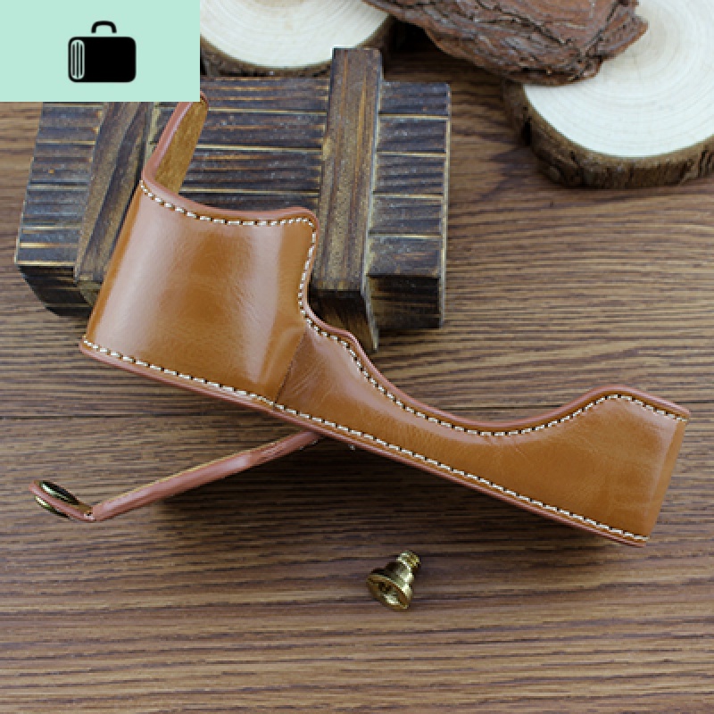 索尼A7R4 A9 A7RM3相机包a73 A7RIII A7M3 A7R3手柄镂空底座皮套NEW LAKE A_738